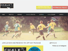 Tablet Screenshot of learn2chalk.com